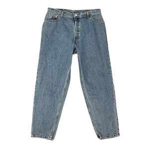 Vintage Levis Jeans Womens 16 Relaxed Tapered Leg 550 Red Tab Made Canada 90s